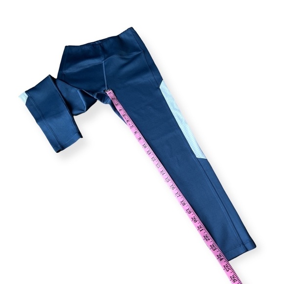 Zyia Active Women’s Navy Blue Primo Mesh 7/8 Length Leggings, Size 4 - Picture 9 of 9